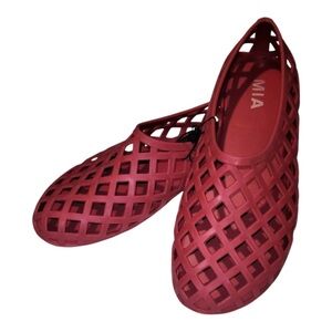⛱️🔥MIA - Red Jelly Sandal - 9